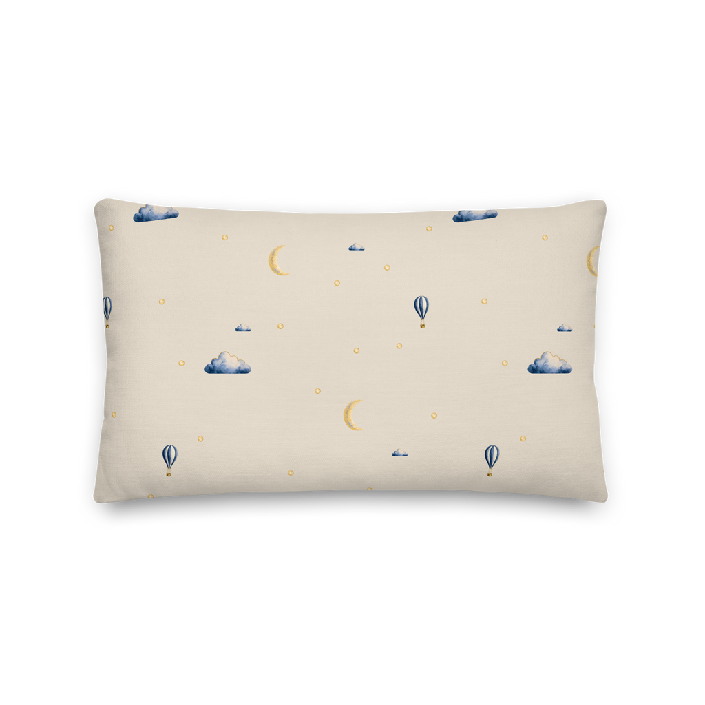 Moonrise filled lumbar cushion shown from the front.