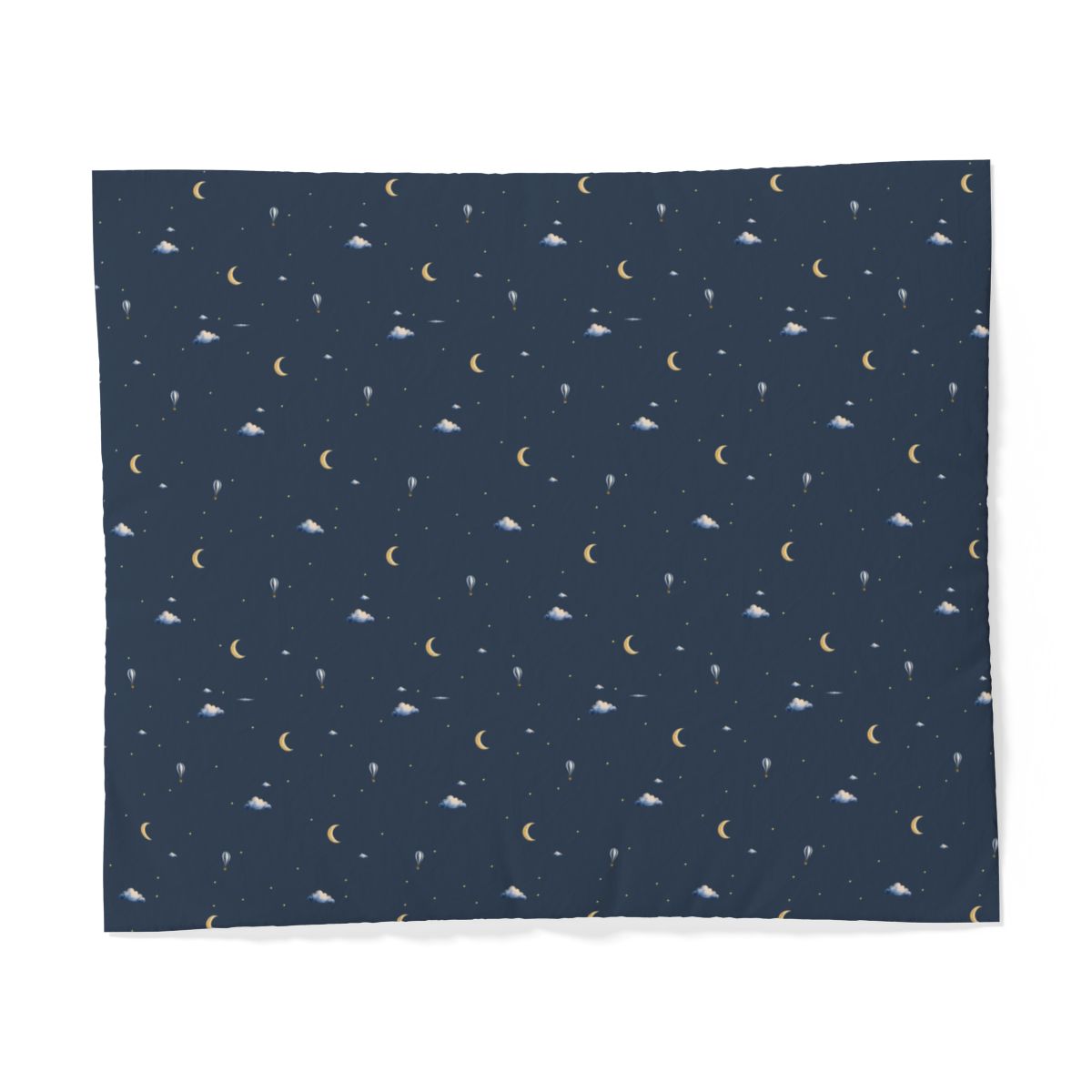 Moonrise King cotton duvet cover, front supplier preview