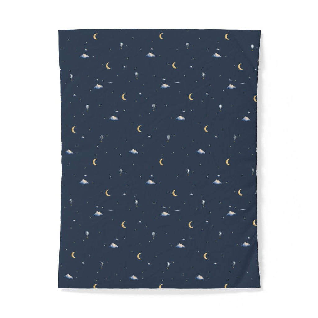 Moonrise Twin duvet cover shown flat with its printed front.