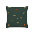Mosswood Trail Filled Square Cushion, Size: 18 × 18 in; supplier product preview.