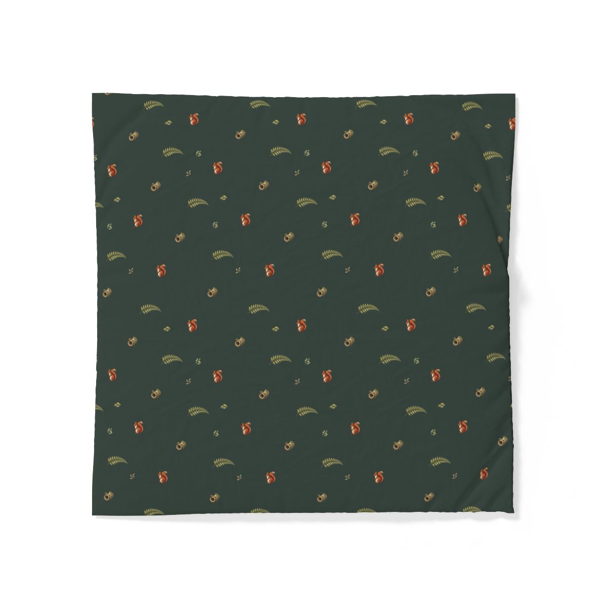 Mosswood Trail cotton duvet cover, US Queen; source-bound supplier product preview.
