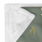 Bush Picnic Throw, folded view with the light reverse visible.