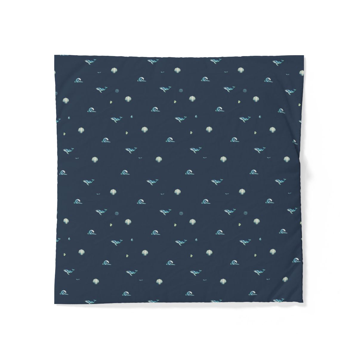 Seaglass Shore cotton duvet cover, US Queen; source-bound supplier product preview.