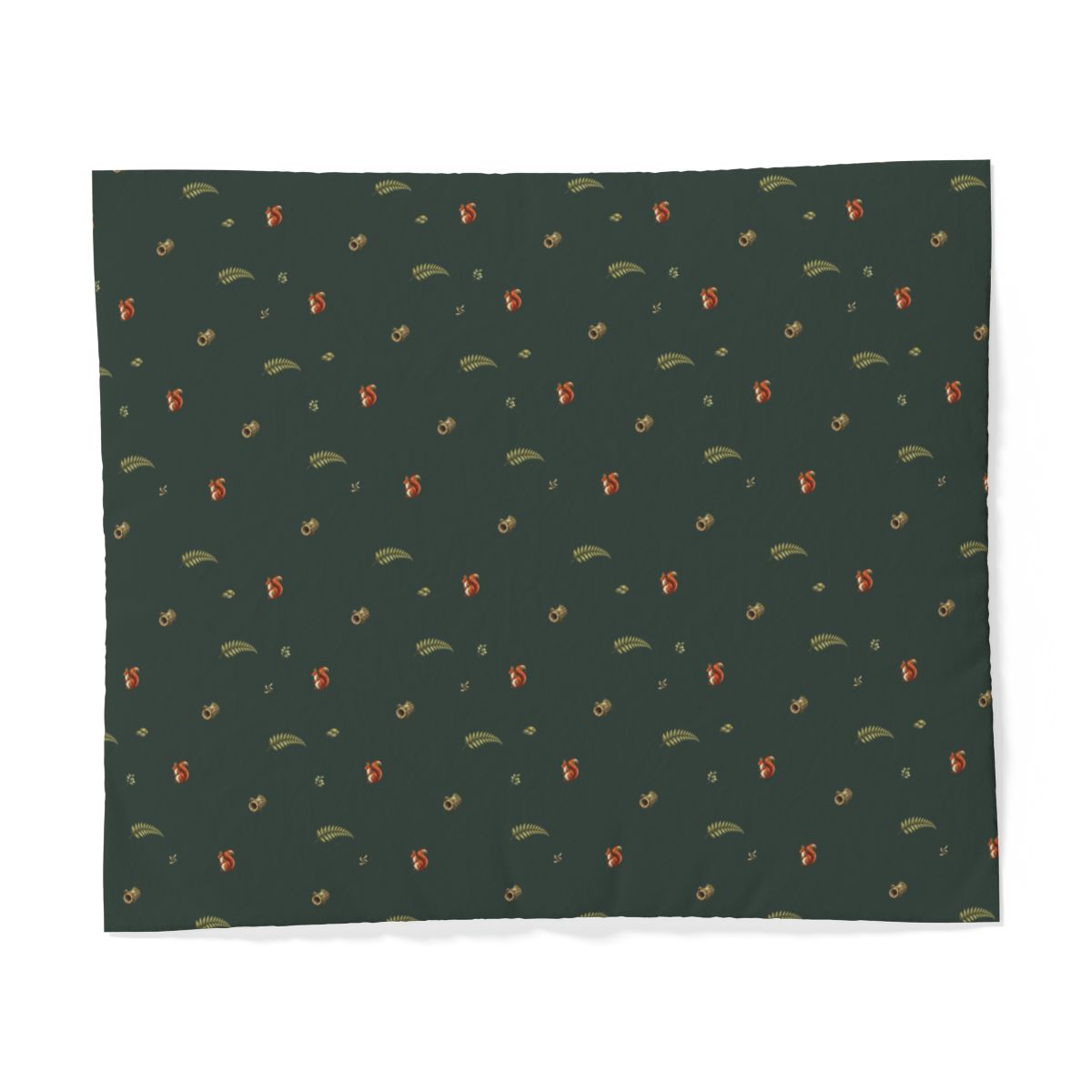 Mosswood Trail cotton duvet cover, US King; source-bound supplier product preview.