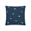 Seaglass Shore Filled Square Cushion, Size: 18 × 18 in; supplier product preview.