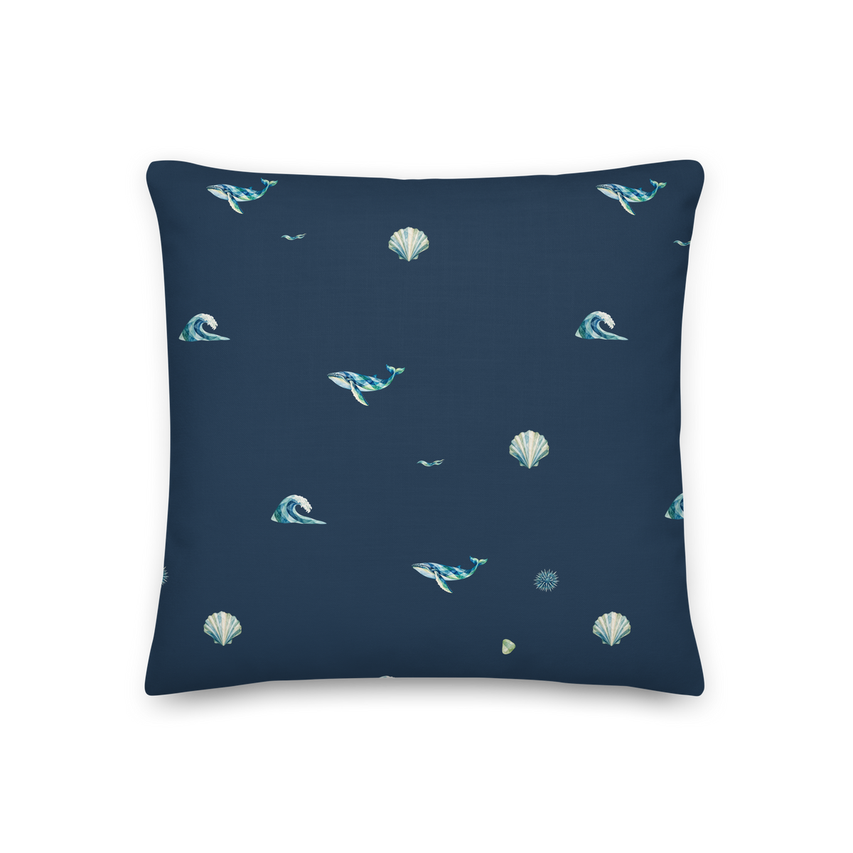 Seaglass Shore Filled Square Cushion, Size: 18 × 18 in; supplier product preview.